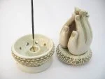 Mediterende handen wierook/kegelbrander Wit - Afbeelding 2