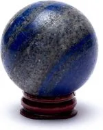 Houten standaard voor edelsteenbollen - Afbeelding 2