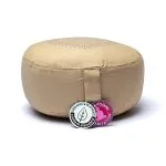Meditatiekussen hart beige biokatoen (OCS) - 33 cm x 17 cm - Afbeelding 3