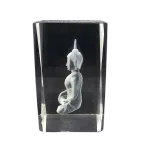 Laserblok Boeddha Thai - 5x5x8 cm - Afbeelding 3