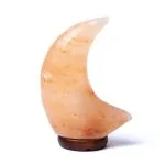 Zoutlamp maanvormig met snoer en LED lamp - Afbeelding 3