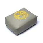 Meditatiekussen / bolster levensboom rechthoekig biokatoen (OCS) - Afbeelding 3