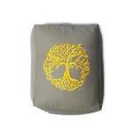 Meditatiekussen / bolster levensboom rechthoekig biokatoen (OCS)