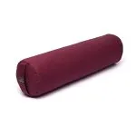 Bolster rond licht aubergine biokatoen (OCS)
