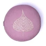 Meditatiekussen lila bodhiblad biokatoen (OCS) - 33 cm x 17 cm - Afbeelding 2