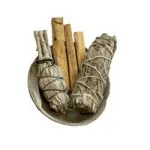 Reinig je huis pakket XL - 2 x Smudge Stick Witte salie - 3 x Palo Santo stick -1 x Abalone schelp