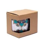 Theemok met zeef Mandala turquoise - Afbeelding 2