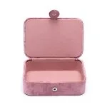 Sieraden / tarotdoos fluweel roze met Levensboom - Afbeelding 2