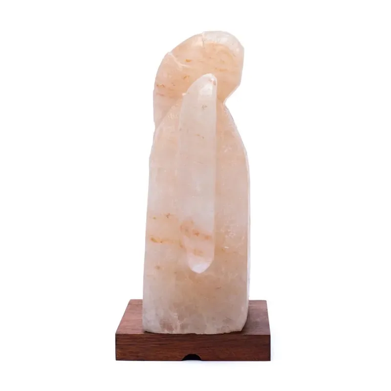 Zoutlamp engel met snoer en LED lamp - Afbeelding 4
