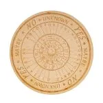 Pendelbord astrologie gegraveerd