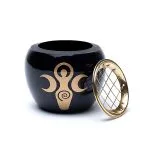 Wierookbrander zwart & goud godinnensymbool - Afbeelding 2