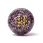 Orgoniet bol amethist met Seed of Life