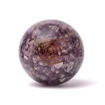 Orgoniet bol amethist met Seed of Life - Afbeelding 2