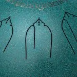 Hluru handpan/tonguedrum hybride 15 noten C-majeur - Afbeelding 3