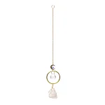 Suncatcher met maan en rozenkwarts- 35 cm - Afbeelding 3