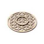 Edelsteenbol houder bloem des levens