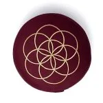 Meditatiekussen Seed of Life - 33 cm x 17 cm - Afbeelding 3