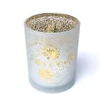 Sfeerlicht matglas/metallic spirituele handen - 10 cm x 12,5 cm