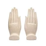 Namaste Mudra Handen met Boeddha’s zandkleur - 21 cm - Afbeelding 3