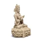 Boeddhabeeld met dorje en bel zandkleur - Afbeelding 4