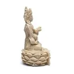 Boeddhabeeld met dorje en bel zandkleur - Afbeelding 3