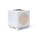 Wierookbrander bloem des levens wit marmer