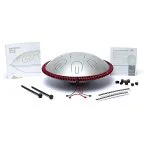 Hluru Handpan/tongue drum hybride 9 noten D-mineur - Afbeelding 7