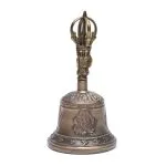 Dorje & bel met Ganesha en Ohm L -  ±22 cm x 11 cm - Afbeelding 3