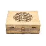 Theedoos Bloem des Levens- 23cm x 18cm x 8cm - Afbeelding 3