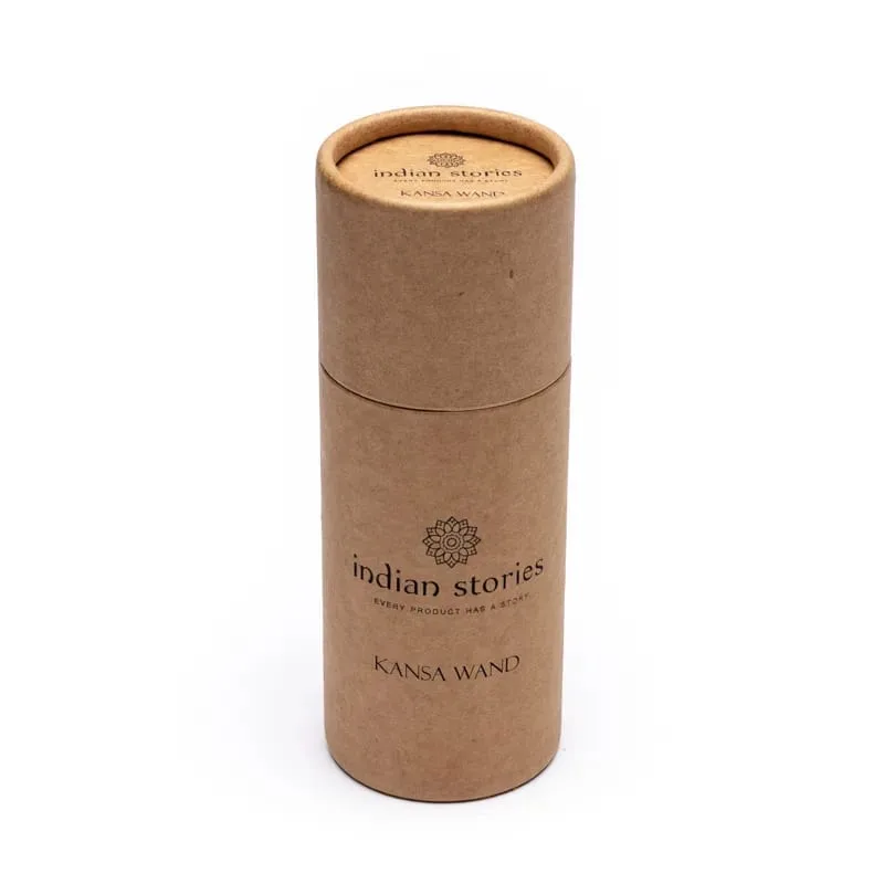 Ayurvedische kansa wand voor gezichtsmassage - 13 cm x 4 cm - Afbeelding 4