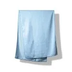 Yoga handdoek lichtblauw met PVC antislip stippen 182 cm x 63 cm - Afbeelding 3