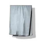 Yoga handdoek lichtgrijs met PVC antislip stippen- 182 cm x 63 cm - Afbeelding 3