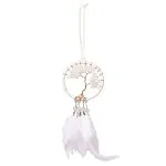 Dromenvanger Levensboom witte jaspis - 8 cm x 28 cm - Afbeelding 2