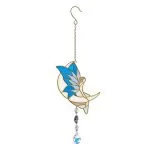 Raamhanger maanfee blauw -35cmx10cm - Afbeelding 2