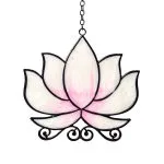 Raamhanger lotus wit -24cm-12cm