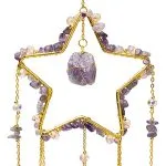 Suncatcher ster met amethist- 12 cm x 34 cm - Afbeelding 2