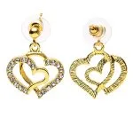 Oorbellen harten goudkleurig - Afbeelding 2