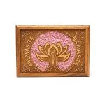 Tarot of sieradendoos lotus namaste rozenkwarts-18 cm x 13 cm - Afbeelding 2
