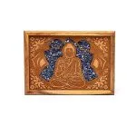Tarot- of sieradendoos boeddha sodaliet - 18 cm x 13 cm - Afbeelding 2