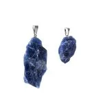 Sodaliet ruw edelsteenhanger - Afbeelding 2