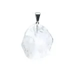 Bergkristal edelsteenhanger fantasievorm