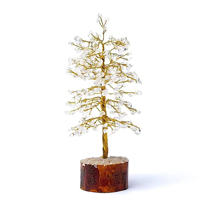 78393 Edelsteenboom bergkristal - Afbeelding 1