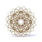 Muurhanger mandala - 25 cm