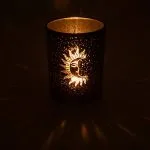 Sfeerlicht slapende maan en zon -  10 cm x 12.5 cm - Afbeelding 2