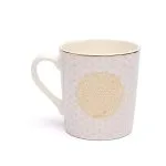 Koffiekop flower of life wit/goud - 250ml - Afbeelding 2