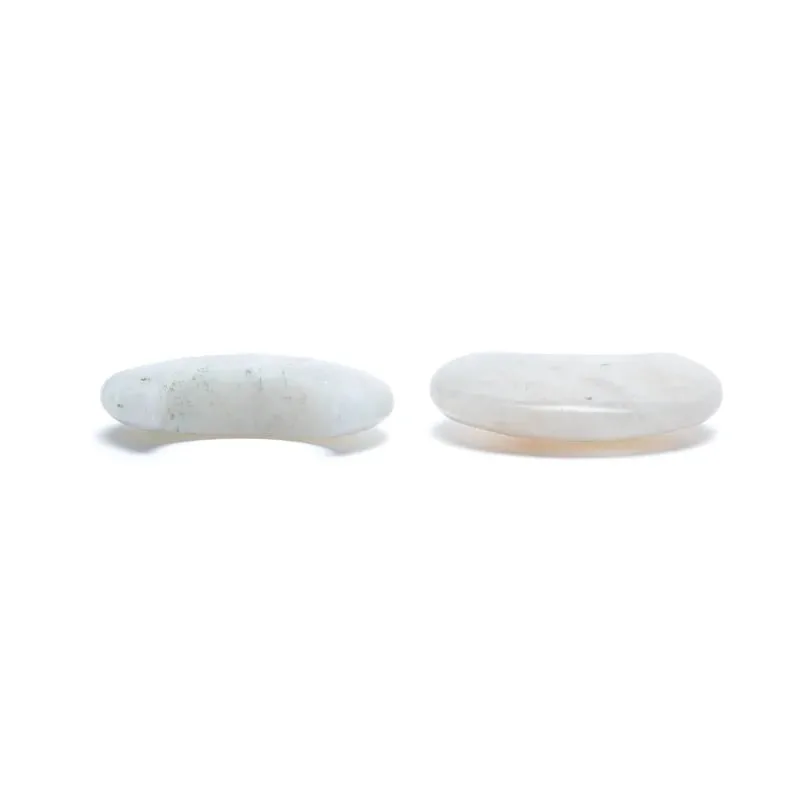 Maanvormige edelsteen maansteen -  ±3.5 cm - Afbeelding 2