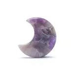 Maanvormige edelsteen amethist - 4 cm - Afbeelding 3