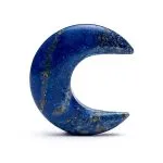 Maanvormige edelsteen lapis lazuli - 4 cm