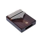 Hluru Kalimba 21 toetsen rozenhout C-majeur -  18 cm x 14.5 cm x 5 cm