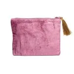 Etui fluweel paars met regenboog - 20 cm x 15 cm - Afbeelding 2